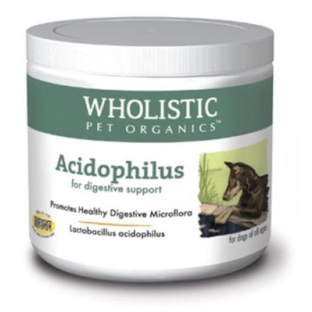 WHOLISTIC PET ORGANICS Wholistic Pet Organics STWP334 4 oz Acidophilus for Digestive Support STWP334